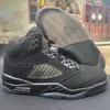 5S Black Cat Mens Basketball Shoes 5S Aqua Unc Raging Bull Sail Sail Black Metallic Racer Blue Fire Red Sneakers With Box