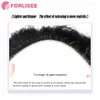 Pour les cheveux capillaires sans couture sans secoue de perruque pour hommes pour hommes front réel bnvisible ACALP M-Shaped Freead Bangs 240403