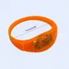 Party Decoration Set Of 10 Voice Control LED Light Bracelets Flashing Bangle Wristband Halloween