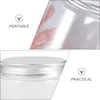 Storage Bottles 12 Pcs Aluminum Lid Mason Jars Fruit Small With Food Travel Container Pet Plastic Multi-functional