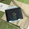 10a Qualität Ophidia Card Case Designer -Kartenhalter Luxus Marmont -Geldbeutel Passhalter Mode Münzbaus Geld Women Brieftaschen Klassische Taste 13Colors mit Box