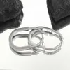 Designer Brand Lock Series Overdimensionerad halsbandsringarmband örhängen huvudbonader