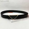 Paski dla mężczyzn Pasek Pasek Trójkątny dla kobiet męskie męskie Pasek skórzany P Womans Triangular Belt Fashion Fashion Cintura Ceinture 2304221D