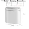 Waste Bins Automatic Sensor Trash Can Electronic Household Smart Bin Kitchen Dustbin Bathroom Toilet Waterproof Narrow Seam Bucket Garbage L46