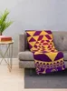 Mantas Geometría sagrada sri yantra lanza manta cama decorativa cálido invierno peludo