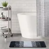 Bath Mats Bathroom Rugs Soft Super Absorbent Anti-slip Microfiber Mat Modern Simple Carpet For Tub Shower