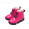 Botas outono inverno crianças meninas martin crianças meninos tornozelo zip neve bota