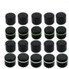 Storage Bottles 100Pcs 30g 30ml Black Plastic Cosmetic Cream Jar With Transparent Inner Pull Lid Filling Travel Bottle Empty Small Capacity