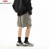 Shorts maschile Hanlu 2024 tasche multiple cargo estate all'aperto sport casual grandi dimensioni per i pantaloni di tendenza dell'uomo