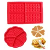 Moldes de cozimento diy waffle molde portátil cozinha de cozinha antiaderente fabricantes de bolos de cozinheiro acessórios de panos de cozinha