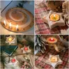 Candle Holders 10Pcs Aluminum Mini Round Cup Gold Silver DIY Candlestick Tray Container Holder Making Base Accessory Home Decor