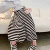 Trousers Girls Pants Striped Loose Dance Pants Trousers 2022 Spring And Summer Wear New Japanese And Korean Sty ChildrenS Clothing L46