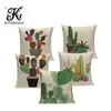 Pillow Fashion Africa Tropical Plant Covers Cactus Pillowcase Seat Decor Car/Chair/Office Sofa Decoration Custom