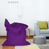 Stol täcker användbar lat soffa täcker lätt att bry sig böna påse fast färg dammtät 100x140 cm kontor tatami soffdyna