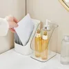 Bouteilles de rangement boîte portable ménage oblique bouche poubelle peut petit organisme de salle de bains du panier pour la chambre g6ka