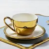 Cups Saucers Espresso Arab Coffee Cup Set Turkish Luxury Tableware Breakfast Bubble Tea Mug Porcelain Kaffeetasse And Saucer