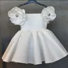 Fashion Flowers Dress Girls Dress 1 rok przyjęcie urodzinowe Bapty Sukienka dla dziewcząt Księżniczka Bożego Narodzenia Kostum