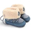 Boots Born Baby Hiver Warm Snow 2024 1 paires de chaussures Boy Garby Girl Soft Brib Prewalker 0-18M