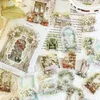 Opakowanie prezentów 30 szt. Vintage okienne okno domowe pakiet DIY DEKATATYCZNY KOLAGE Materiał ręcznie robiony scrapbooking śmieciowy dziennik