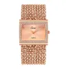 Hot Selling Women's Fashion Square Armband Rhinestone Watch A010