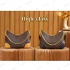 Bolsas de lujo de moda Bolsa de diseño para mujeres Boulogne M45831 M45832 ClassicShoulder Bag Bag Bag Bag Metallic Metallic Artwollo