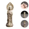 Décorations de jardin Vintage Bouddha Light Avalokitesvara Decorative Buddhas Figures Modèles bureau