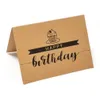 メモ卸売お誕生日おめでとうございます。すべてのOCNカードがKraft Paper 4x6 Drop Delivery Office School Business Dhlhuの6つのユニークなデザインでさまざまです