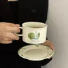 Kubki Finlandia Medieval Coffee Cup Talerz Granat Granat Owoce Ogromne koreańskie retro popołudniowy zestaw do herbaty kubek prezentowy