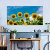 Sunflowers Posters Canvas Painting Sunset Sky Landscape Prints Wall Art Pictures For Living Room Modern Cuadros Home Decoration