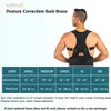 Thérapie magnétique Correcteur de posture de dos avec support d'épaule réglable pour la correction assise respirante et façonner 240402