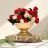 Vazen bruiloft bloemen pot retro home decor ijzer vaas middelpunt bloemenpot decoratief tafelblad smeedkantoor kantoor