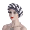 Vêtements ethniques Soft Elastic Halo Turban Cap pour les femmes tressé la tête africaine enveloppe le chair de botté