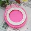 Baking Moulds P989 Lace Bow Ribbon European Picture Frame DIY Gypsum Alfalfa Chocolate Silicone Mold