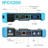 新しい到着IPC5200プラスCCTVテスターモニター5.4インチビデオ監視テスターファイノン同軸POE 8MP 1080p AHD TVI CVI