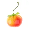 Fleurs décoratives Q6pe 20pcs Simulation artificielle Tomate Plastic Fake Fruit Fruit Home Party Decor