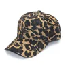 Ball Caps Leopard Impression imprimée réglable Protection solaire Baseball Capure de base de base de printemps d'été