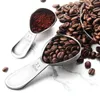 Kaffescoops rostfritt stålskedar som mäter skopa för mark 16 ml/30 ml bönor te socker delikat hem barista tillbehör