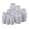 Bottiglie di stoccaggio 10pc SEAL di plastica RITILABILE 15 ml 20 ml 30 ml 50 ml 100 ml di reagenti per fiale del reagente tappo a vite del contenitore 100pcs 100pcs