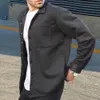 Giacca da uomo cardigan a molla da uomo con tasca a corto di manico a maniche lunghe traspirabile per un look elegante uomini 240323