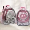 Kattbärare Rensa bubbelbärarens ryggsäck Space Pet Daypack Breattable för stora katter och små hundar som bär väskor resor