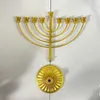 Candle Holders Table Jewish Candlestick Holder Wide Sturdy Base Hanukkah Decoration Menorah For Shelf Cabinet Fireplace Living Room Desk