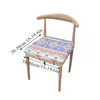 Couvoirs de chaise Simple Elastic imprimé à imprimé respirant confortable coussin de siège de fibre polyester moderne