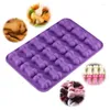 Backformen 1 Pack entzückende Haustierpfoten Silikonform Schokoladengelee Candy Cake Topper Welpe und Knochen Eisschalenzubehör Accessoires