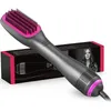 2024 HAAR DROYER BOUS 3 In 1 Hot-Air-borstels 1200 W Krachtige Keramische Tourmaline Ionic Hair Roighter voor alle haartypen Electrichair Dryer-borstel voor krullend haar