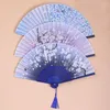 Decoratieve beeldjes Silk Face Chinese stijl Handgemaakt vouwfan Dance Home Decoratiepatroon