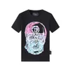 PLEIN BEAR T SHIRT Mens Designer Tshirts Brand Clothing Rhinestone PP Skulls Men T-SHIRT ROUND NECK SS SKULL Hip Hop Tshirt Top Tees 16910