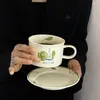 Kubki Finlandia Medieval Coffee Cup Talerz Granat Granat Owoce Ogromne koreańskie retro popołudniowy zestaw do herbaty kubek prezentowy