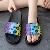 Slippers Family Casal Men e Mulheres usam moda moderna Anti deslize no verão feliz por