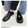 Chaussures décontractées 2024 loisirs Men's Split Toe Flat Shoe Designer Microfibric Homme Lace-Up Male Tabi Man's A1