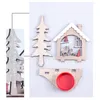 Titulares de vela 2 PCs Christmas Holder Holder Classic Candlestick Memorial Festival Candelas Tabel Container Party